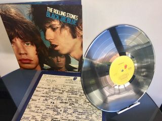 The Rolling Stones - Black And Blue N - 1976 1st Uk Sterling Press Vinyl Lp