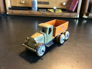 Tootsie Toy 0804 Mack Coal Truck City Fuel Company Dual Axle Orange/Green 3
