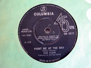 PINK FLOYD - Point Me At The Sky - RARE 1968 UK 7 