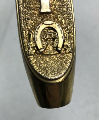 Vintage Oly Olympia Beer Tap Handle Brass Knob Faucet Kegerator Keg Handle 2