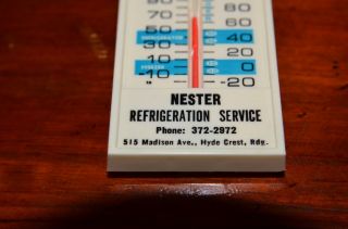 Vintage Morco Frosty Advertising Thermometer Nester Refrigeration Reading,  PA 4