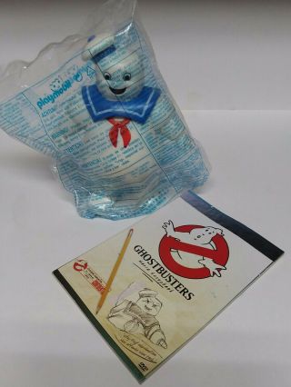 Ghostbusters Movie Scrapbook & Stay Puft Marshmallow Man Action Figure