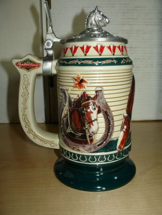 NIP The Anheuser - Busch Born To Greatness 2000 Stein CB14 Signed/Dated 01855 6