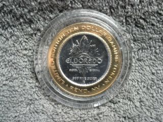 1999 El Dorado Reno $10 Silver Strike - Brew Brothers 1999 - 2000 4