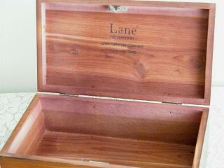 Vintage Miniature Lane Cedar Chest w/Key Levin Furniture Cleveland,  Ohio 7