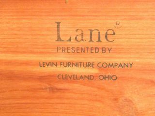 Vintage Miniature Lane Cedar Chest w/Key Levin Furniture Cleveland,  Ohio 8