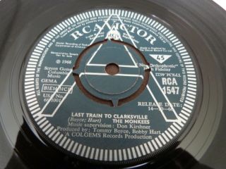 The Monkees - Last Train To Clarksville - Uk Demo - 1966 - Very Good
