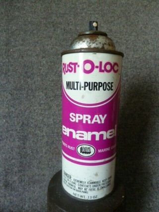 Drama Rust - O - Loc Vintage 1970s Spray Paint Can - Rare Brand