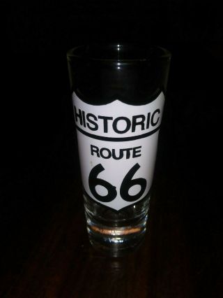 Historic Route 66 Double Shot Glass For Your Liquor Bar Gently