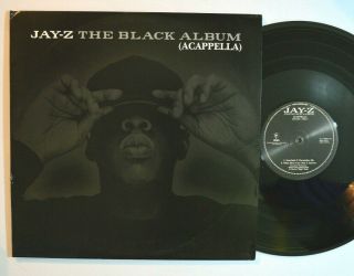 Rap Lp - Jay - Z - The Black Album Acapella Gatefold 2xlp 2003 Promo M -