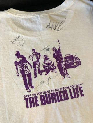 The Buried Life MTV - SIGNED Shirt,  Poster,  & Bracelet 2