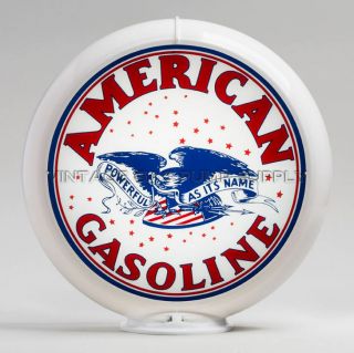 American The Powerful 13.  5 " Gas Pump Globe (g102) - U.  S.  Only