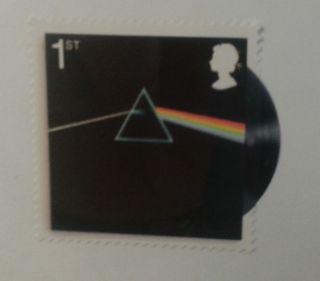 Pink Floyd; Darkside Of The Moon.  Signed By George Hardie,  Album Artist.  Framed.
