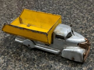 Vintage 1940 ' s MARX or Wyandotte Pressed Steel Dump Truck Toy 3 2