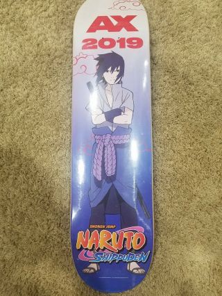 Anime Expo 2019 Exclusive Naruto Sasuke Skateboard Deck