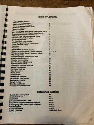 Randy Fromm ' s Arcade School Big Blue Book Technical Information 1991 - 92 3