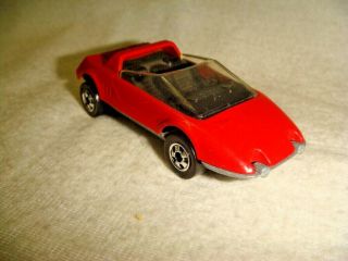 Hotwheels Aurimat Mexico Very Scarce Sport Car Red Sand Witch Very Rare Nm