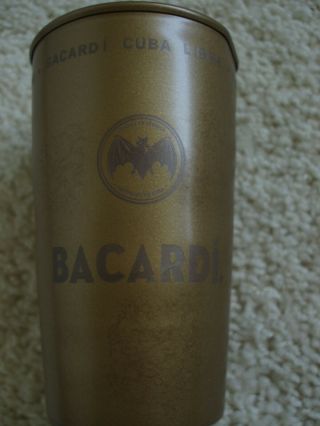Set of 6 BACARDI Rum Metal Cups CUBA LIBRE The Cocktail of Freedom 4