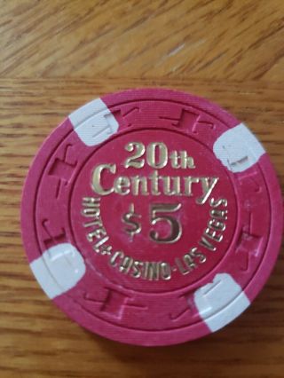 20th Century Las Vegas $5 Chip