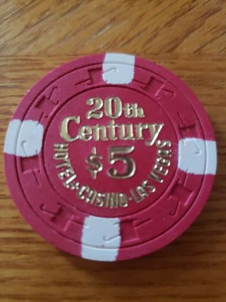 20th Century Las Vegas $5 Chip 2