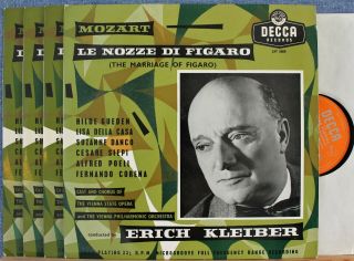 Kleiber (w Gueden; Siepi; Etc).  Mozart (nozze Di Figaro).  Decca Lxt 5088 - 91 (4)