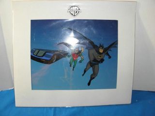 1994 Batman & Robin Animation Art Sericel With Wb Ltd Edition 421/5000