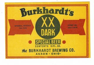 Burkhardt Brewing Burkhardt 