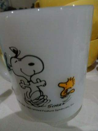Vintage Charles Schultz Snoopy Coffee Mug Peanuts