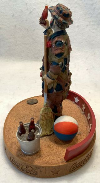 c.  1980s EMMETT KELLY Porcelain COCA - COLA Figurine - PAUSE FOR A COKE 3