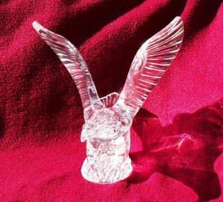 Waterford Crystal Eagle Wing Figurine Irish Crystal W/ Tag