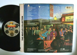 ROCK LP - THE BEATLES - REEL MUSIC 1982 EMI w/ Inserts w/ Photos Press Kit VG, 3