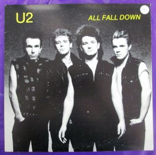 U2 All Fall Down Lp - Fan Club Press Live Sydney Australia 1984