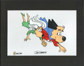 Underdog Joe Harris Signed Limited Edition Cell With Polly Purebread 1997