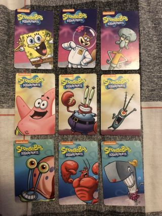 Spongebob Pineapple Arcade Coin Pusher (9 Cards With Gary,  10 More—no Barcode)