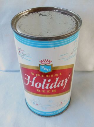 Vintage Holiday Special 12 Oz Flat Top Beer Can - Potosi Brewing Co.  Wisconsin 2