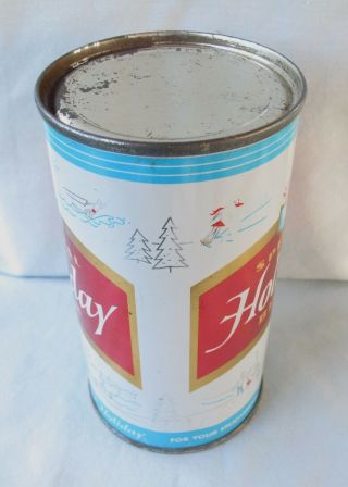 Vintage Holiday Special 12 Oz Flat Top Beer Can - Potosi Brewing Co.  Wisconsin 3