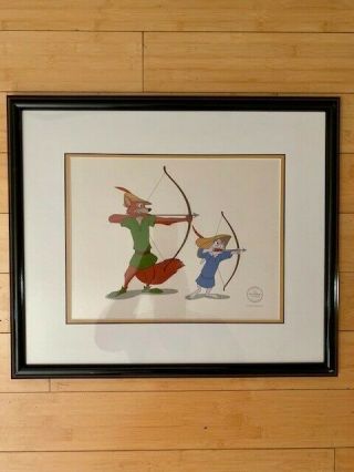 Walt Disney Robin Hood " Target Practice " Sericel