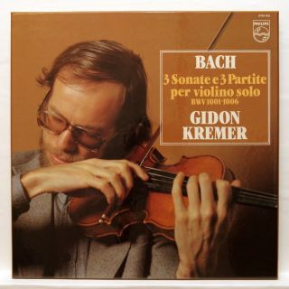 Gidon Kremer - Bach Sonatas & Partitas For Violin Solo Philips 3xlps Box Nm