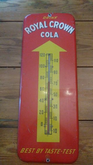 1952 Rc Cola Royal Crown Cola Thermometer $1 Start