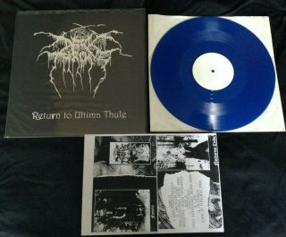 Darkthrone - Return To Ultima Thule (lp) 2001 Blue Lim.  500 Insert