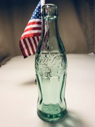 NEWTON KANS (Kansas) Patent 1923 Coca Cola Hobbleskirt Soda Coke Bottle 4