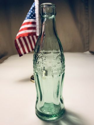 NEWTON KANS (Kansas) Patent 1923 Coca Cola Hobbleskirt Soda Coke Bottle 5