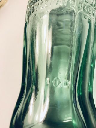 NEWTON KANS (Kansas) Patent 1923 Coca Cola Hobbleskirt Soda Coke Bottle 7