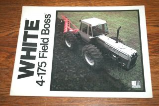 White Farm Equipment 4 Wheel Drive 175 Field Boss Tractor Sales Brochure