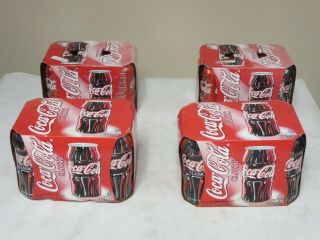 4 Coca Cola Test Cans 6 Packs From 1996 Coke
