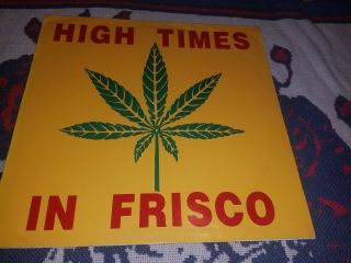 High Times In Frisco - Record Lp,  Grateful Dead Laughing Spoon Records Rare