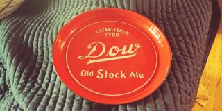 Dow Old Stock Ale Beer Tray Porcelain. 5