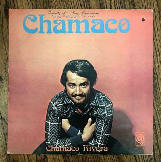 Chamaco Rivera Chamaco Mardi Gras Cm 5103 Lp Rare Salsa Puerto Rican Press