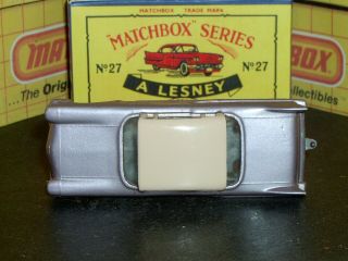 Matchbox Lesney Cadillac 60 Special 27 cX lilac clrwin 20SPW SC6 VNM crafted box 7