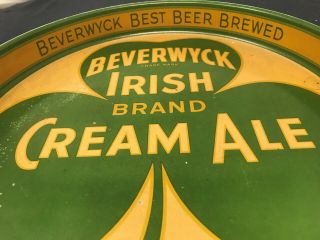 Vintage Beverwyck Irish Brand Cream Ale 130s Beer Tray 4